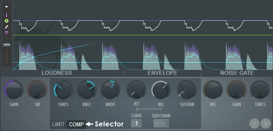how to sidechain with fruity limiter