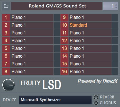 Fruity LSD - MIDI Output Plugin
