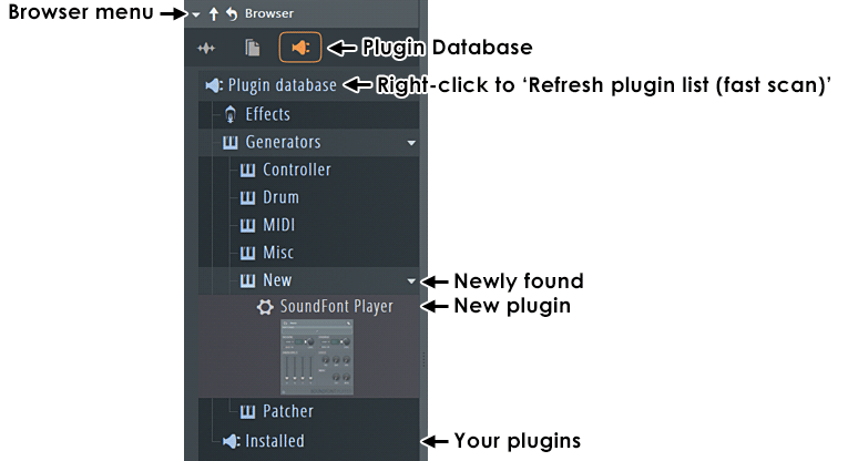 what plugins come native to fl studio 12.5
