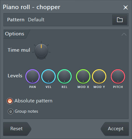 Piano roll Chopper Tool
